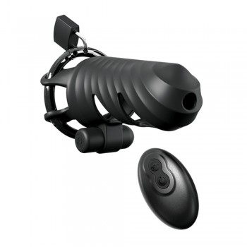 Pipedream Fantasy C-Ringz Remote Control Vibrating Cock Blocker Chastity Cage