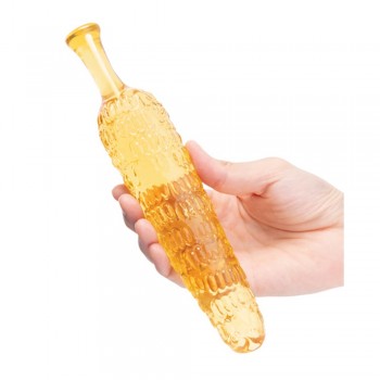 Glas 8 inches Cornstar Shaped Thick Borosilicate Glass Dildo For Beginners