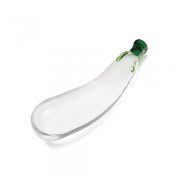 Glas 7.25 Inches Eggplant-Shaped Beginner-friendly Thick Glass Dildo
