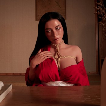 Venusfun Red-Rope Submission TPE Realistic Sex Doll With Dream-Soft Bust