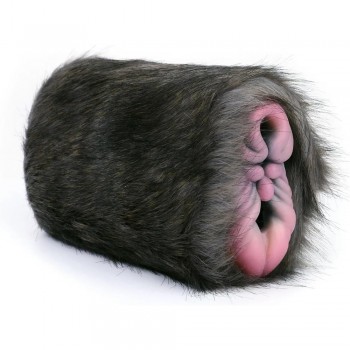 GEEBA Rhino Inspired Animal Pussy Fantasy Masturbator Plush Monster Pocket Pussy