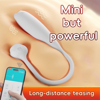 Venusfun Cute Cat Wearable Clitoral Egg Vibrator Silicone Hidden Panty Massager with App-Controlled