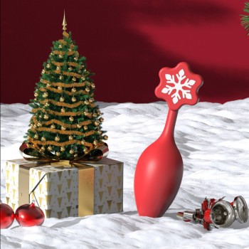 Venusfun Snowflake shaped Anal Plug Butt Plug Christmas Sex toy Christmas Gift Beginner-friendly