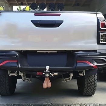 Venusfun Testis Shaped Hitch Cover Funny Sex Toy Prank Gift Christmas Present