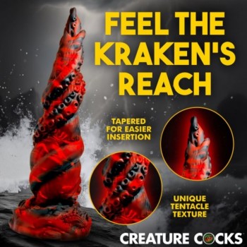 XR Brands Kraken Spawn Tentacle Dildo Size-up Fantasy Thick Dildo With Suction Cup Monster Toy