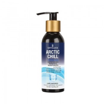 Sensuva Cooling Water-Based Personal Moisturizer - Arctic Chill 4 oz Lubricant Gel