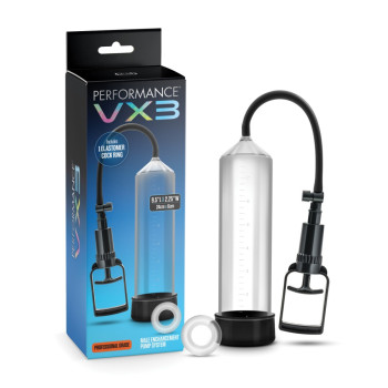 Blush Performance VX3 Dick Pump for Men Strong Suction Penis Enlargement Stamina Trainer