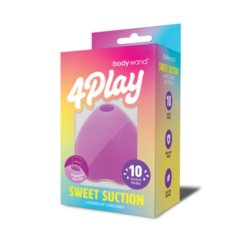 Bodywand 4 Play Sweet Suction Heart Shaped Clitoral Stimulator with 10 Suction Modes