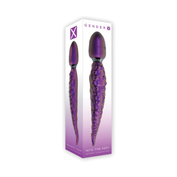 Gender X Into The Deep Tentacle Vibrator 6.25 Inch Tentacle Dildo 7 Modes Twirling Toy