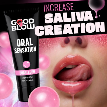 Good Blow Oral Sensation Bubblegum Flavor Gel Warming Formula 1.5 fl oz