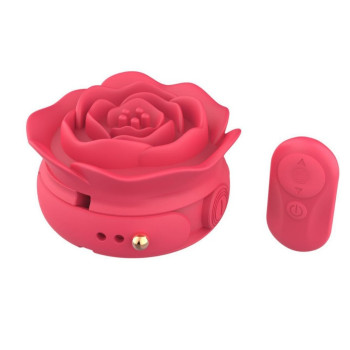 Venusfun Rose Nipple Clamps Massager App Remote Control Silicone Toy for Women