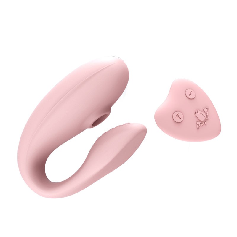Love Source Sucking Vibrator For Couples A7 Pink