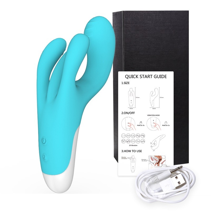 hand rabbit vibrator blue