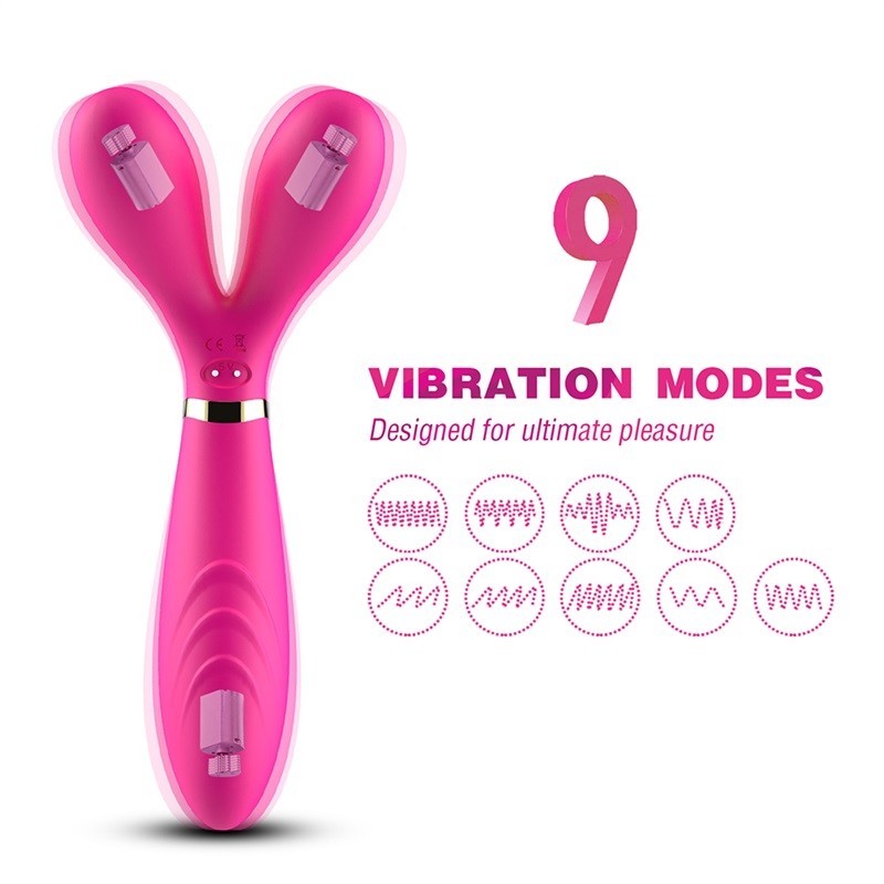 w04 y-wand dual-head massager vibration modes