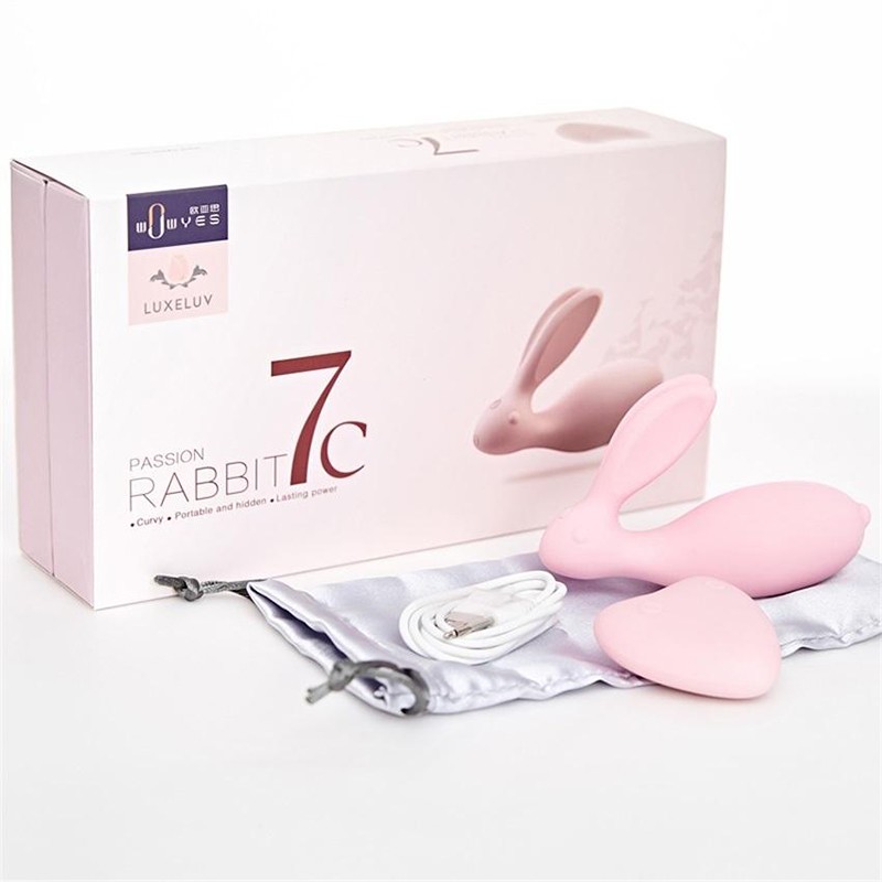 wowyes luxeluv rabbit 7c vibrating egg package