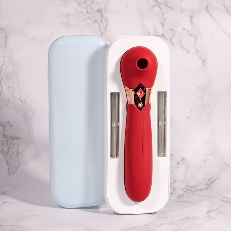 wowyes s4 queen sucking vibrator red with disinfection box