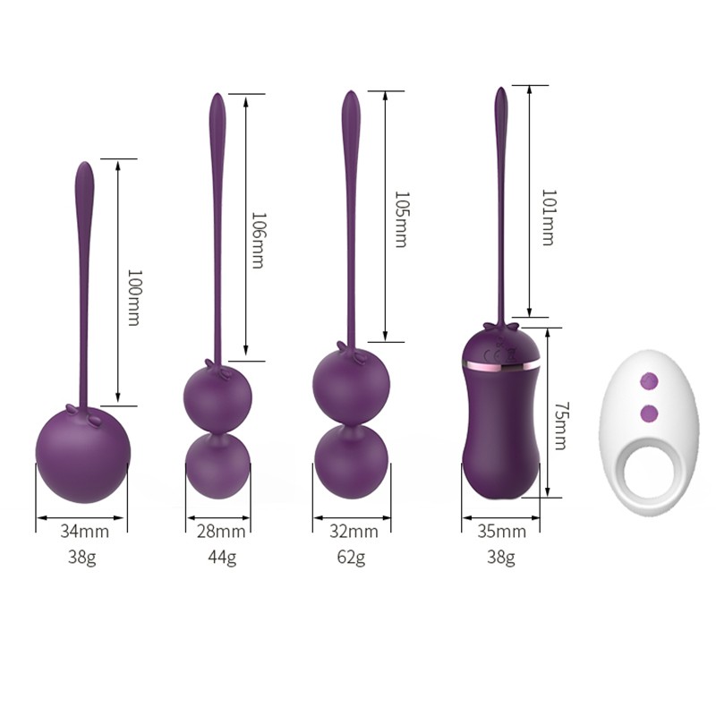 yoyo remote control kegel balls size
