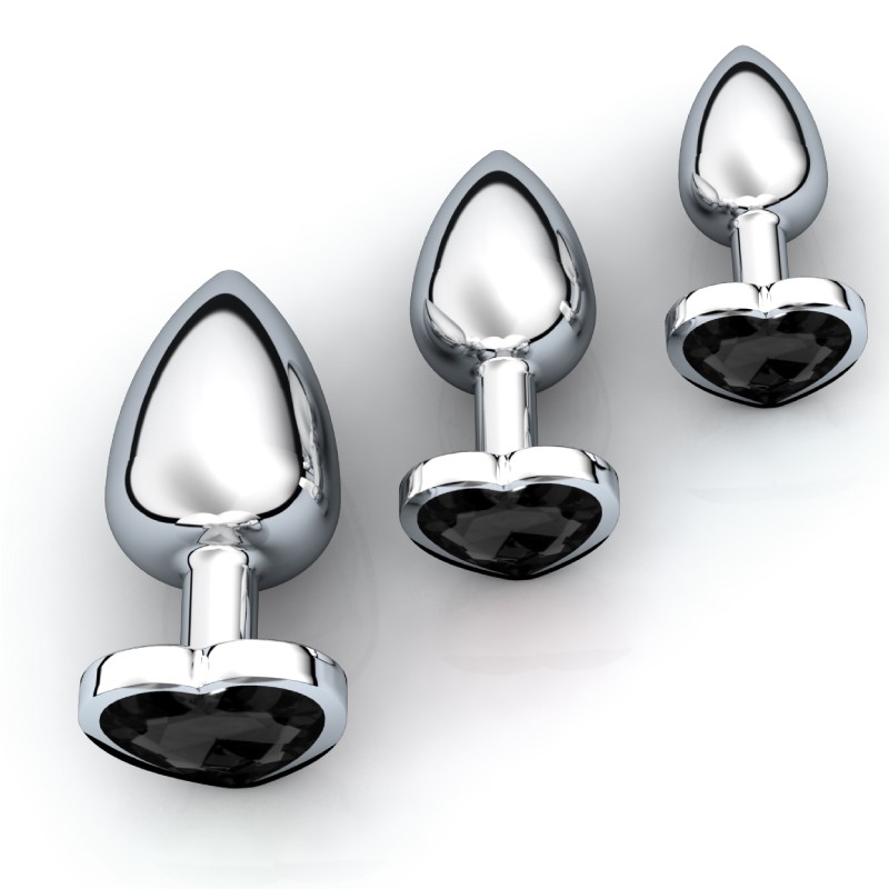 RY-013 Butt Plug Set Black
