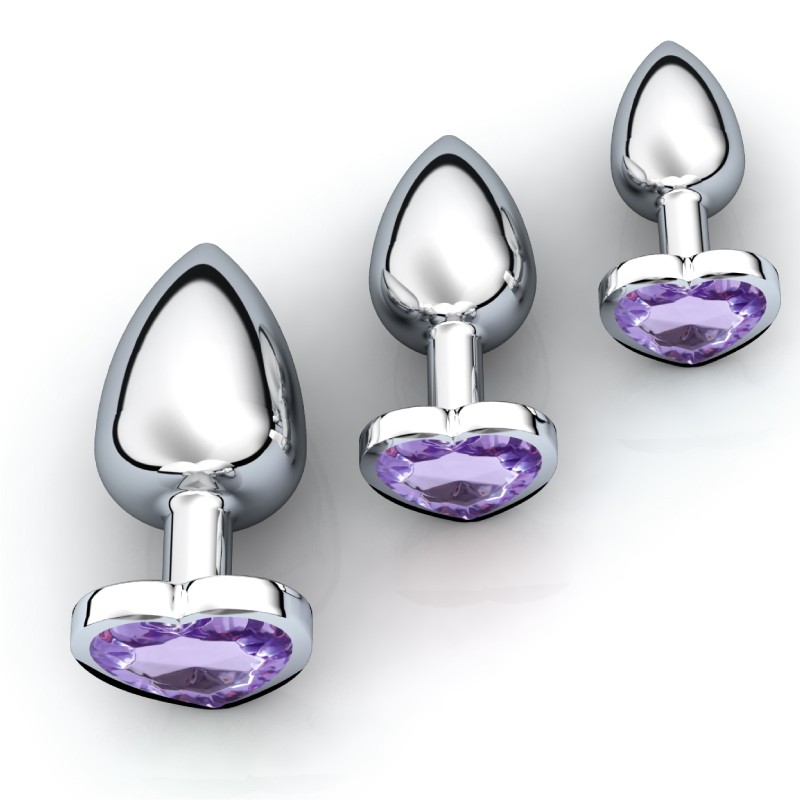 RY-013 Butt Plug Set Light Purple