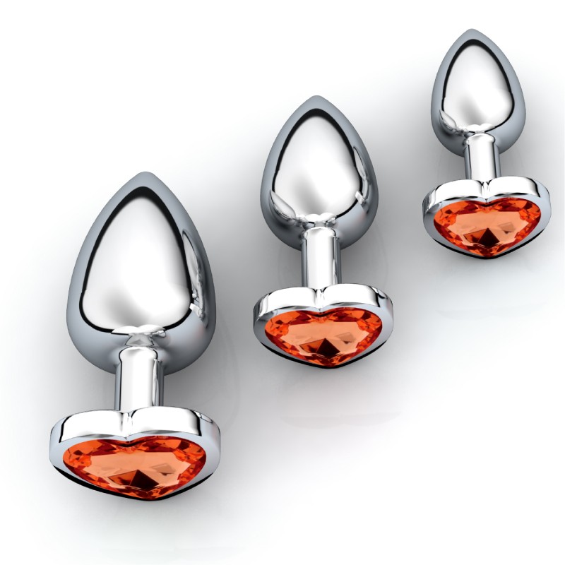 RY-013 Butt Plug Set Orange