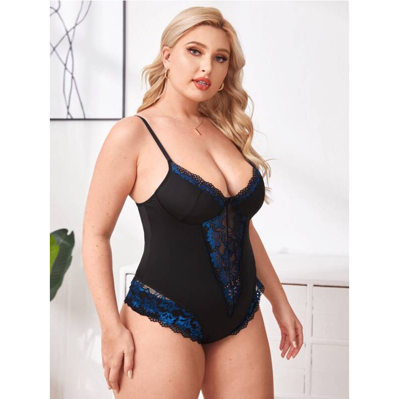 W6023 Plus Teddy Bodysuit