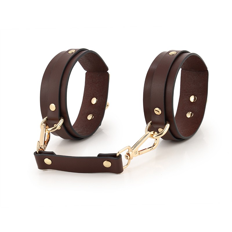 rysc-182 bdsm bondage set brown shackles