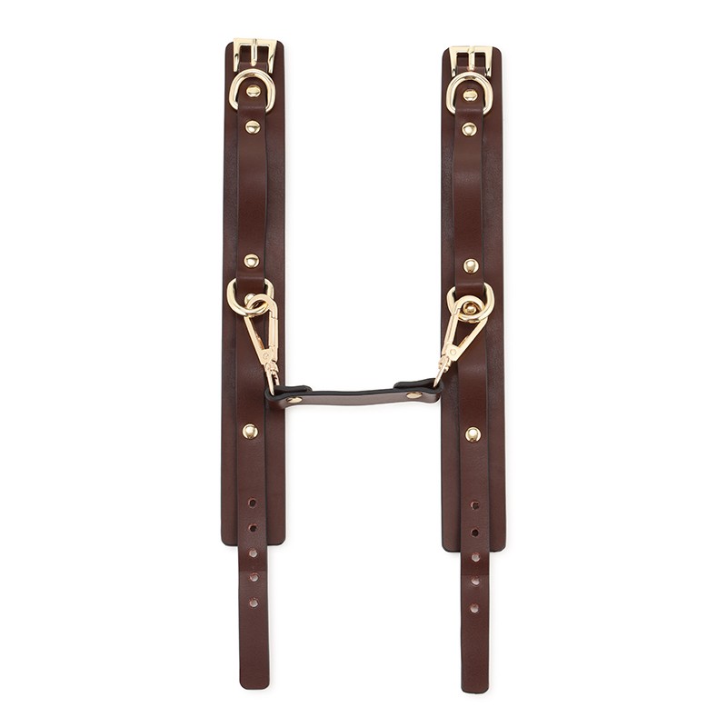 rysc-182 bdsm bondage set brown shackles