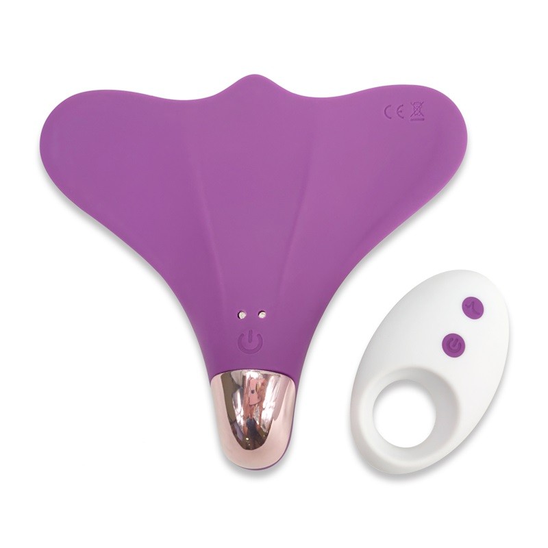 ufo wearable couples vibrator purple