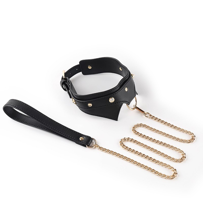 RYSC-274 SM Neck Slave PU Leather Bondage Collar