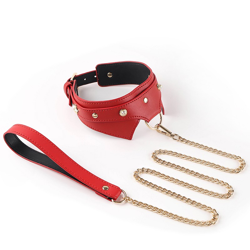 RYSC-274 SM Neck Slave PU Leather Bondage Collar