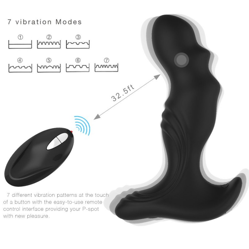 Anal Vibrator with Remote Control