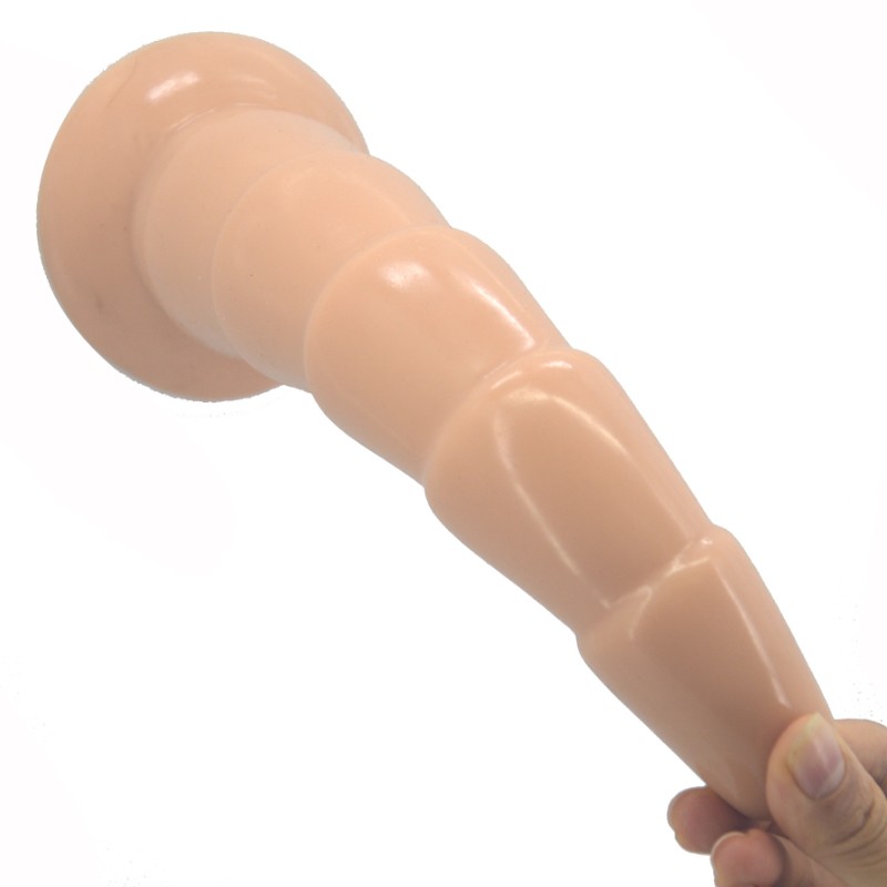 FAAK 10 Inch Knotted Anal Dildo