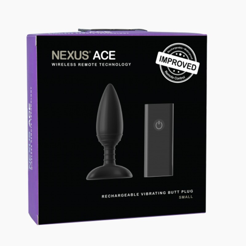 Nexus Ace Vibrating Butt Plug With Remote Control