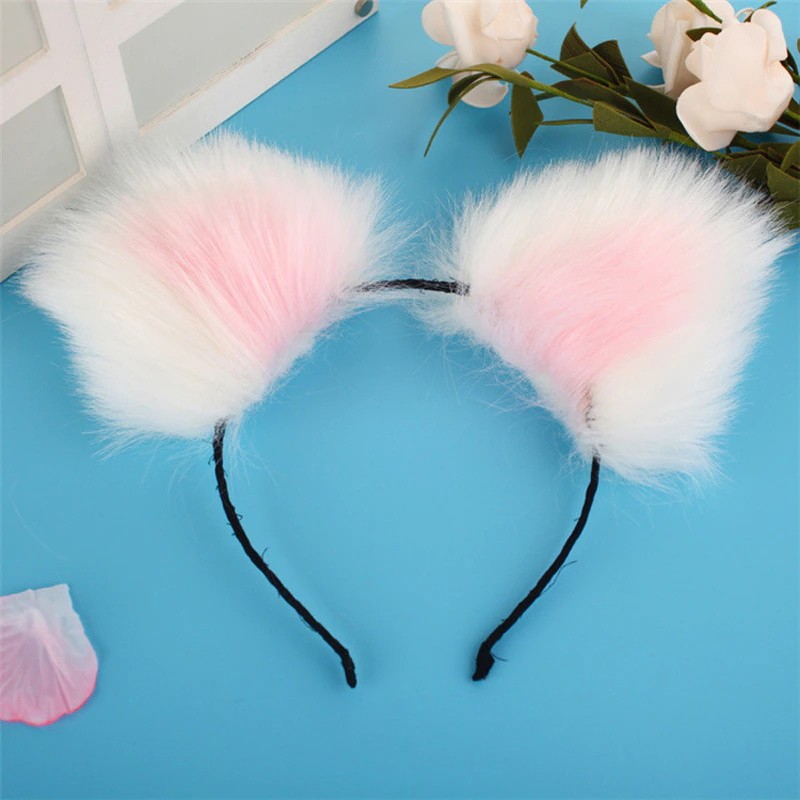 LINBEMA Cat Ears Headbands Anal Plug