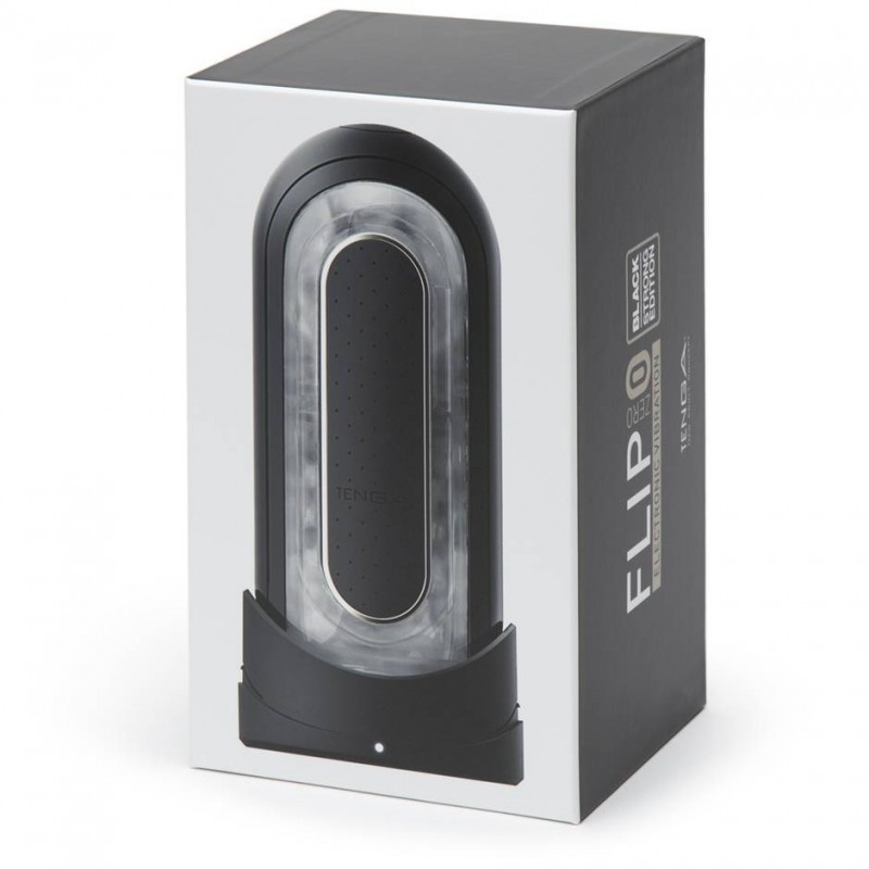 TENGA Flip Zero Luxury Vibrating Masturbator For Male Black-Rechargable Version