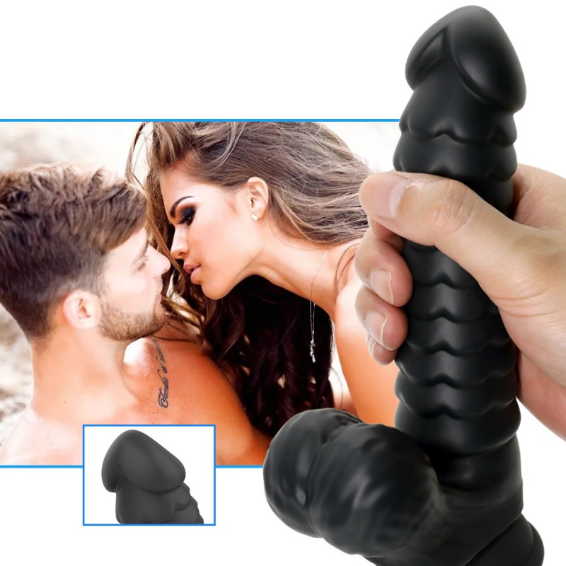 AixiAsia Double Layer Liquid Silicone Realistic Penis Dildo