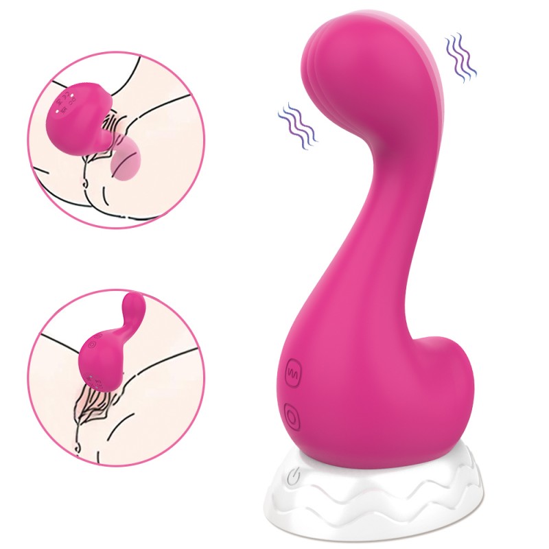 AixiAsia Swan Premium Clitoral Sucking Vibrator A0156 Pink