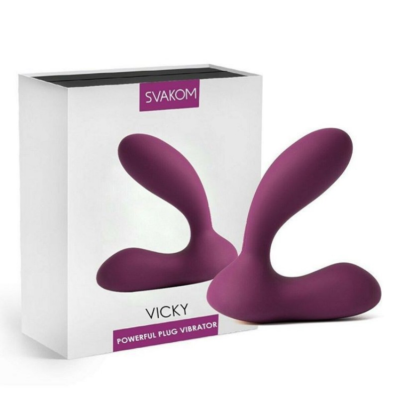 SVAKOM Vicky Prostate Massager Powerful Butt Plug Vibrator