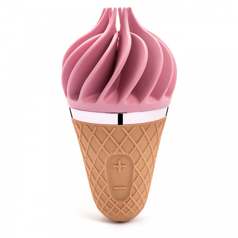 Satisfyer Sweet Treat Ice Cream Shape Clitoral Vibrator Pink