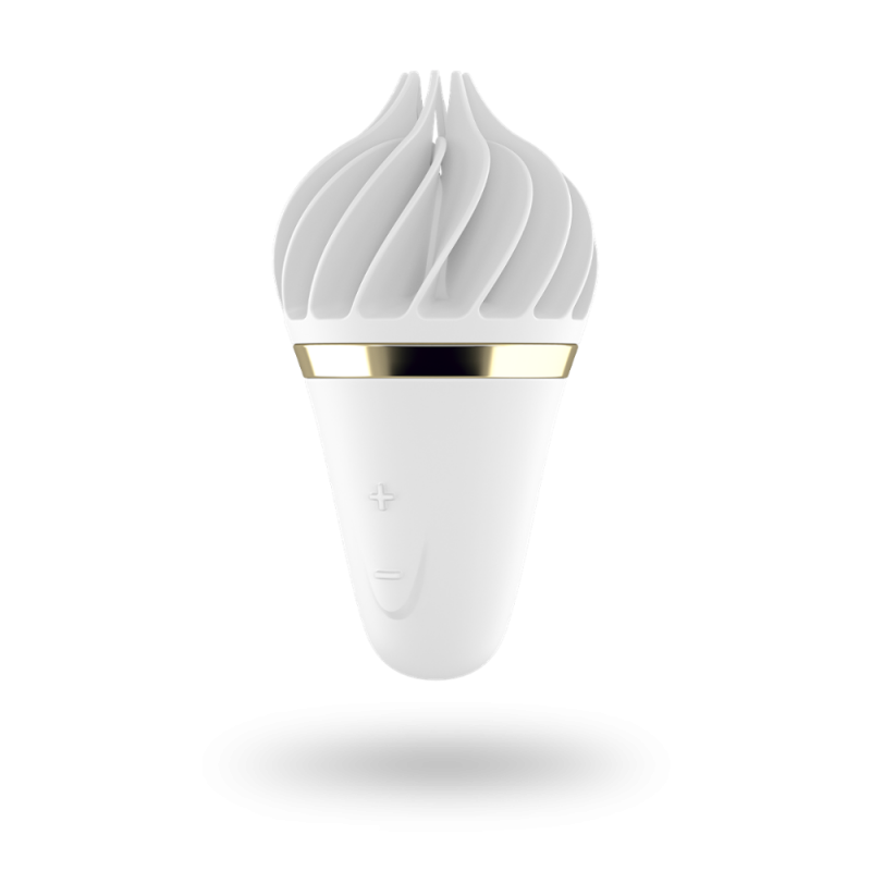 Satisfyer Sweet Treat Ice Cream Shape Clitoral Vibrator White