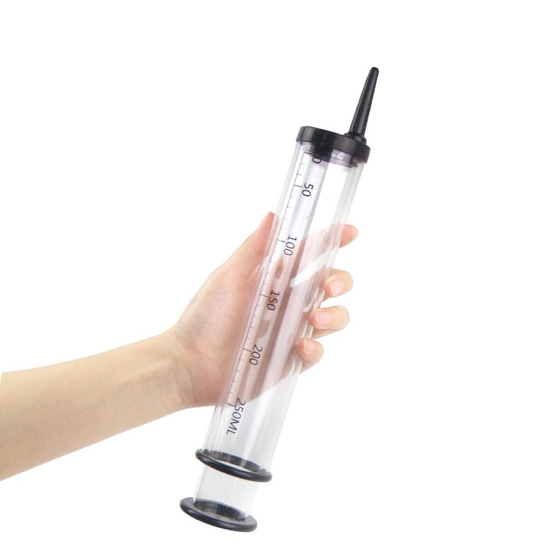 Roomfun Syringes Anal Vagina Cleaning Enema Injector Transparent