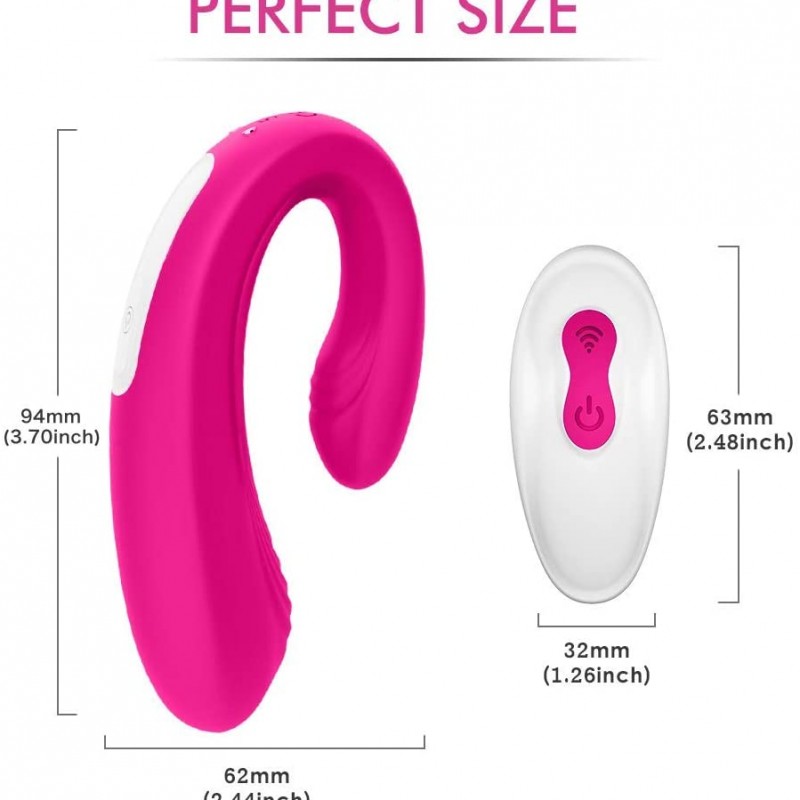 S-Hande Rechargeable Wireless Control Couples Vibrator SHD-S130-2