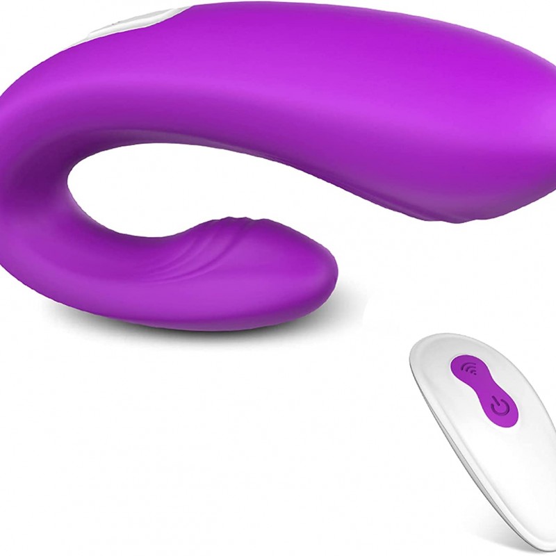 S-Hande Rechargeable Wireless Control Couples Vibrator SHD-S130-2 Violet