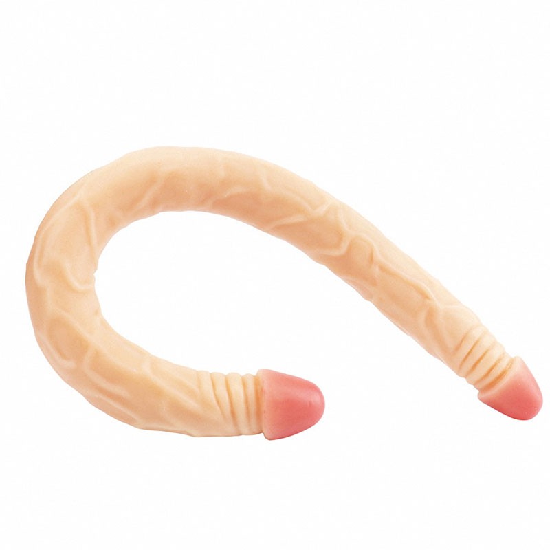 Venusfun 21.56 inches Double Dildo Realistic Penis For Lesbian Flesh