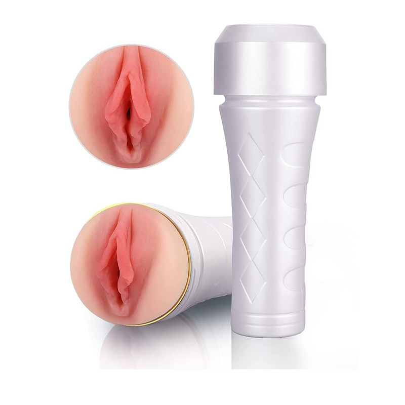 Venusfun 3D Realistic Vagina Masturbation Cup White