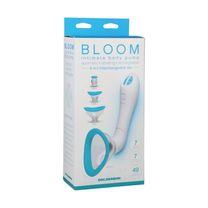 Doc Johnson Bloom Rechargeable Intimate Body Pump Vibrator