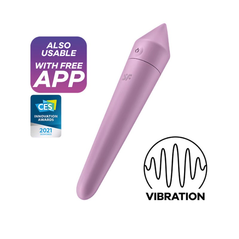 Satisfyer Ultra Power Bullet 8 App Controlled Vibrator purple