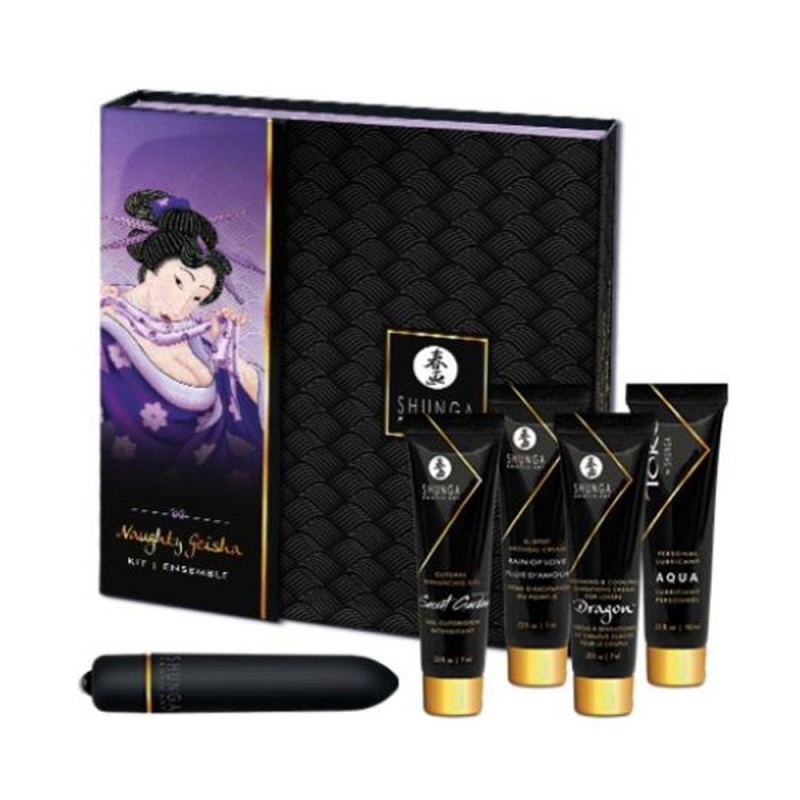 Shunga Naughty Geisha Bullet Vibrator Kit 1Shunga Naughty Geisha Bullet Vibrator Kit