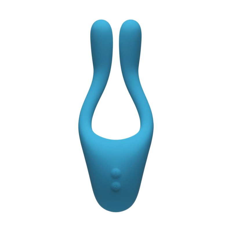 Doc Johnson TRYST V2 Couples Massager With Remote 9 blue