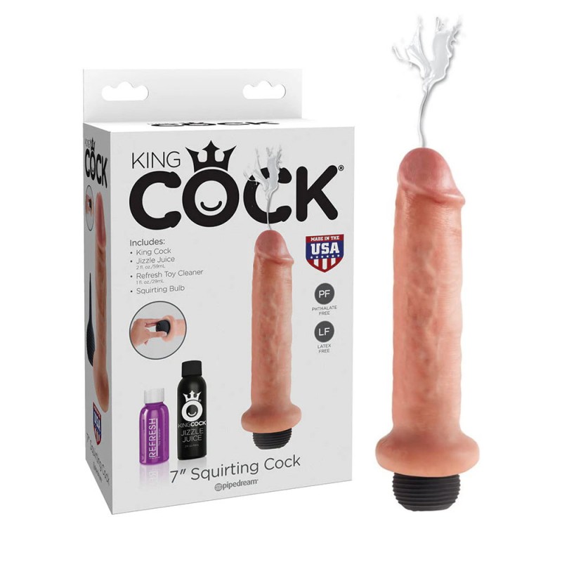 Pipedream King Cock 7 Inch Squirting Dildo 1